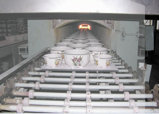 Cuisinière à rouleaux à gaz pour cuisson quotidienne de fleurs en céramique