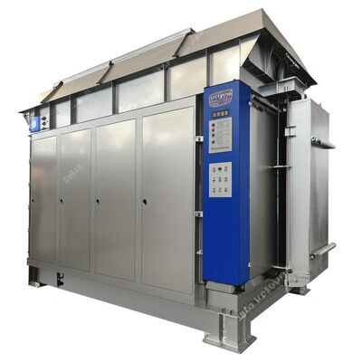 Forneau à verre industriel industriel à température uniforme ± 3 °C 9 points d'essai Type de carburant Gaz naturel Huile électrique Charbon