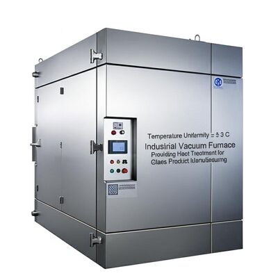 Épreuve de température ± 3 °C à 9 points Forneau à vide industriel fournissant un traitement thermique pour la fabrication de produits en verre