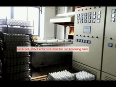 Ceinture à mailles 380V four électrique industriel pour le recuit du verre