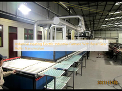 Chauffage industriel Fourneau industriel électrique à rouleaux à rouleaux à engrenage à béton