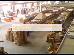 Technologie de décoration en verre à haute température avec une largeur de bande de maille de 500 à 3500 mm