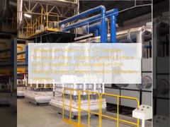 Uniformité de la température ± 5 C Four industriel en céramique à température constante avec élément chauffant en bâtonnets de molybdène de silicium en forme de U, isolation en céramique et matériaux réfractaires.